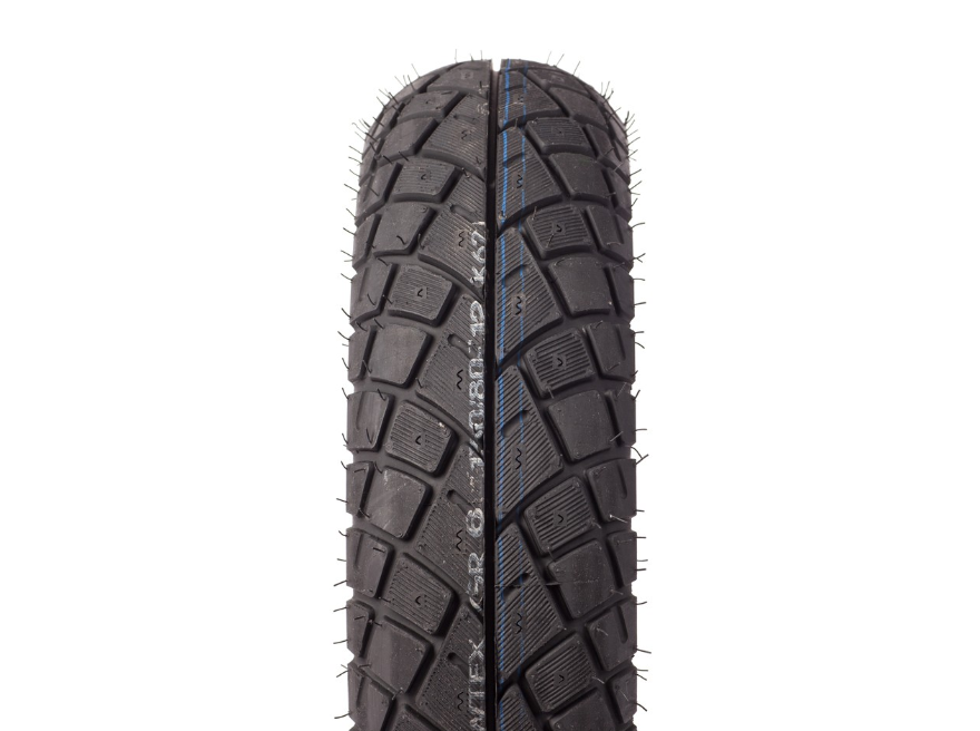 Heidenau band K62 SnowTex 120/70-10, 54M, TL, M+S, versterkt, achter