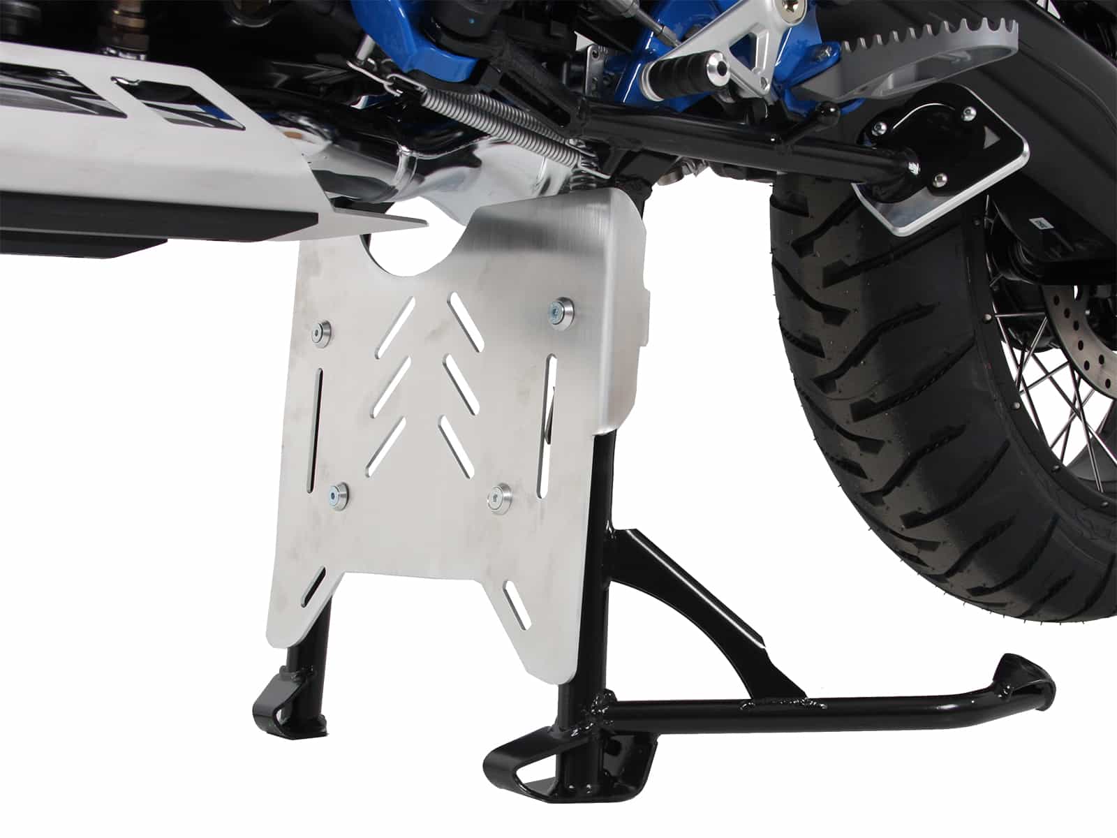 Aluminium beschermplaat voor originele hoofdstandaard voor BMW R 1250 GS Adventure (19-24) Hepco & Becker