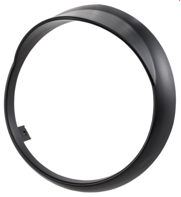 Lamp ring voor Vespa Primavera 50-150ccm 2T/4T, mat zwart