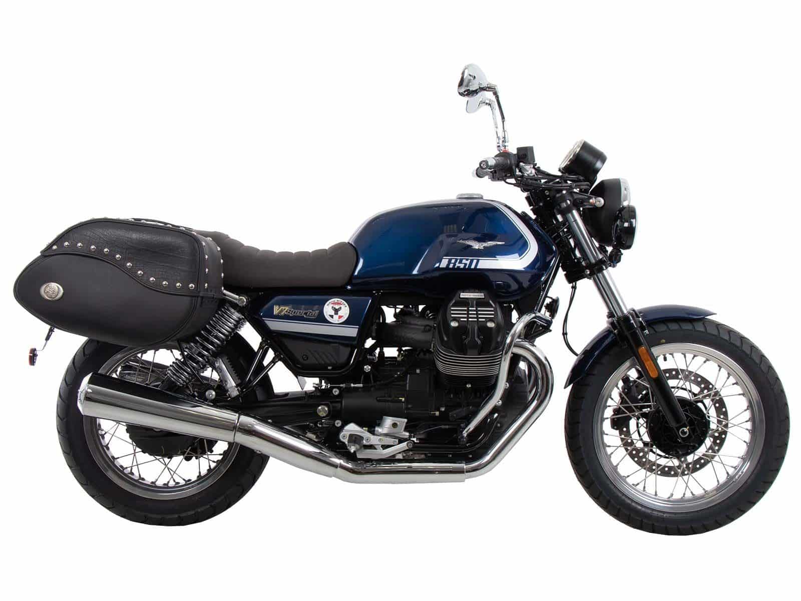 C-Bow zijdrager chroom voor Moto Guzzi V7 850 Special/Stone/Centenario (21-24) Hepco & Becker