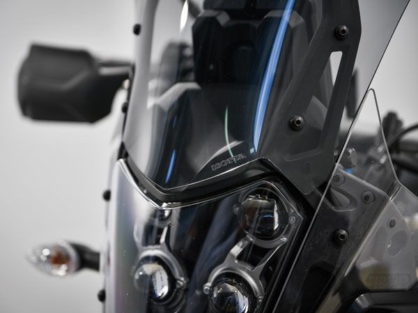 Extra hoog windscherm smoke grijs voor Yamaha Ténéré 700 (19-24)