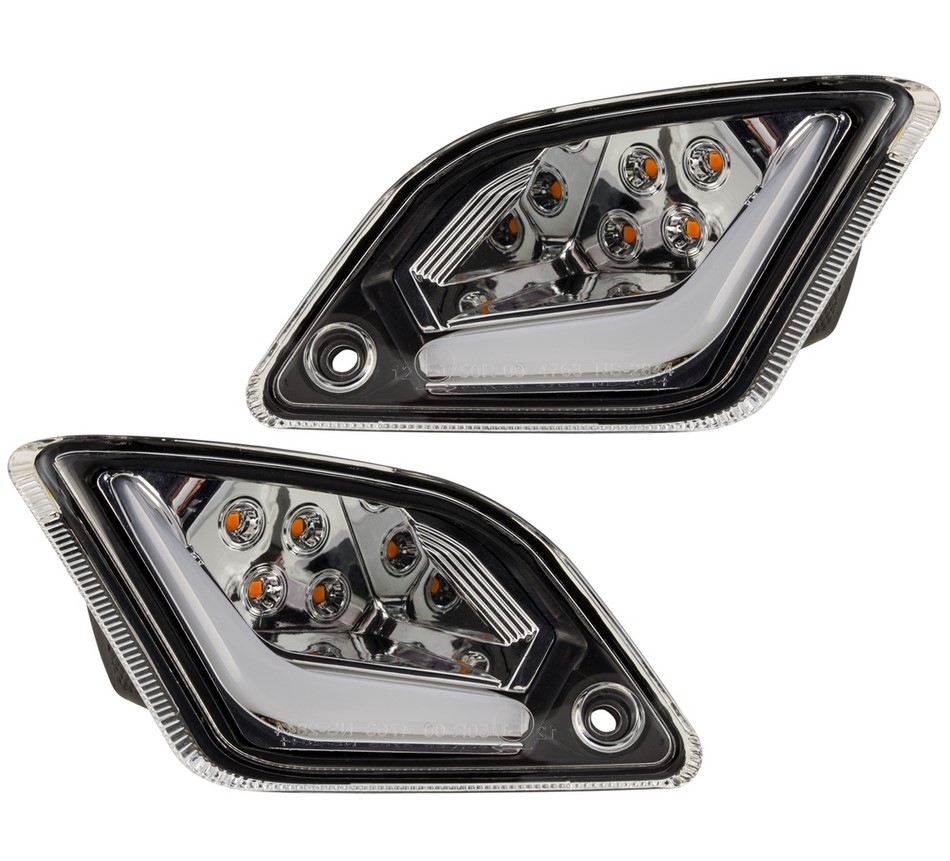 Richtingaanwijzerset achter links/rechts voor Vespa GTS/GTS Super/GTV/GT 60/GT/GT L ('03-'13), helder