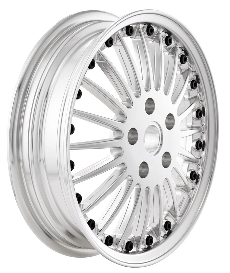 Velg Sport Classic voor/achter voor Vespa GTS/GTS Super/GTV/GT/946 125-300ccm, zilver