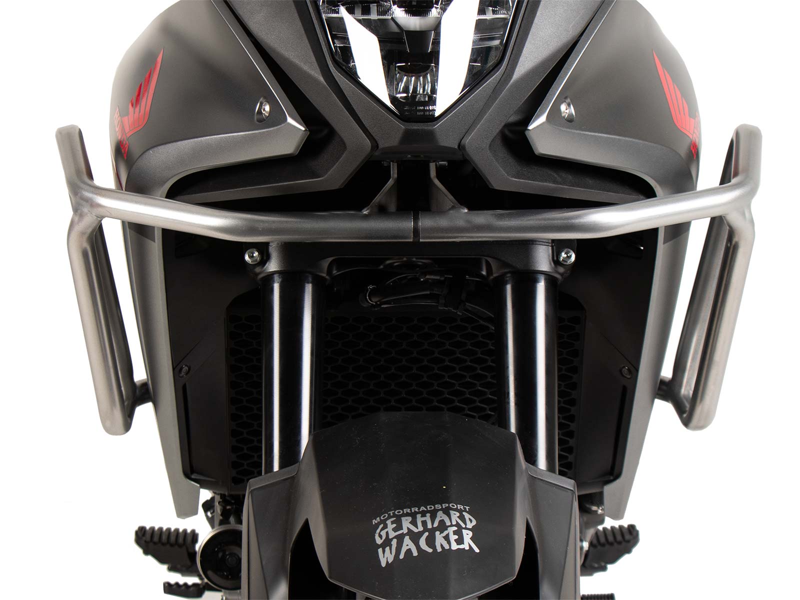 Tankbeschermer zilver voor Honda XL 750 Transalp (23-) Hepco & Becker
