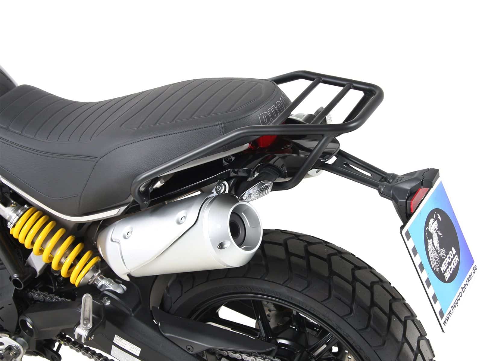Buisvormig bagagerek zwart voor Ducati Scrambler 1100 /Special /Sport (18-20) Hepco & Becker