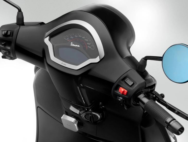 Decoratieve ring RIZOMA snelheidsmeter voor Vespa GTS/GTS Super 125-300cc (`23-), zilver