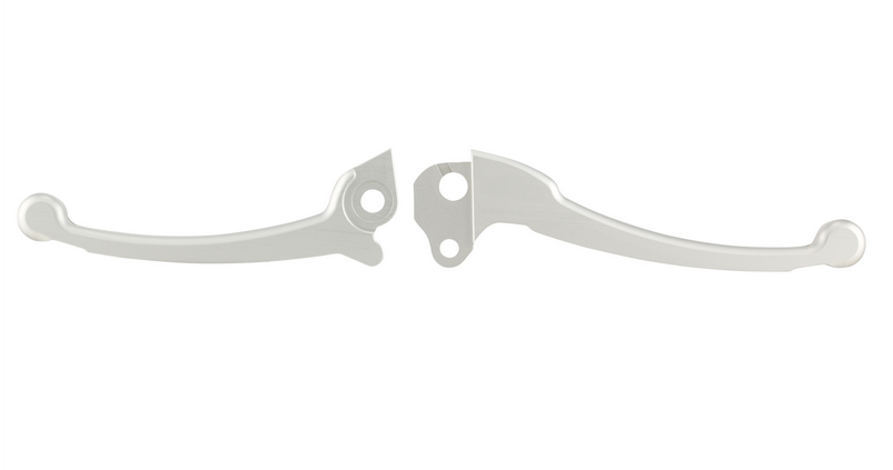 Sport hendelset koppeling/rem voor Vespa PX 125-200ccm, HBZ Grimeca, rechts/links, zilver mat