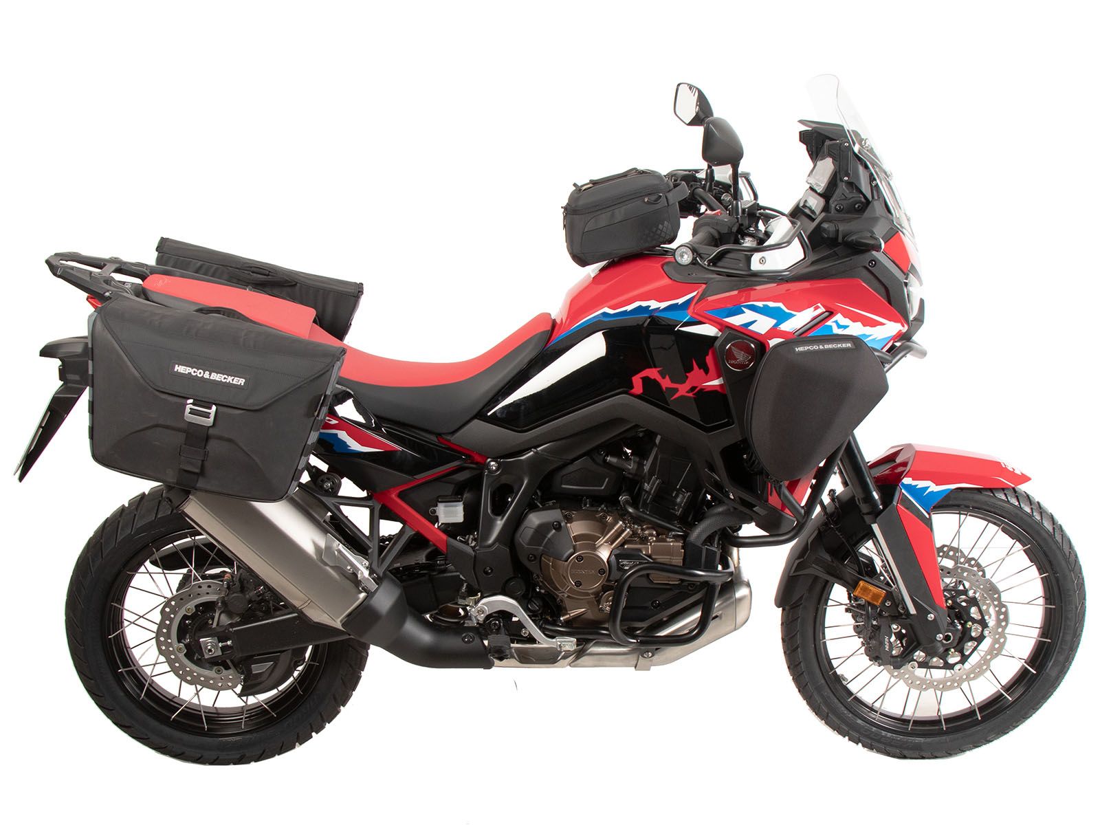 C-Bow zijdrager zwart voor Honda CRF 1100 Africa Twin Adventure Sports (24-) Hepco & Becker