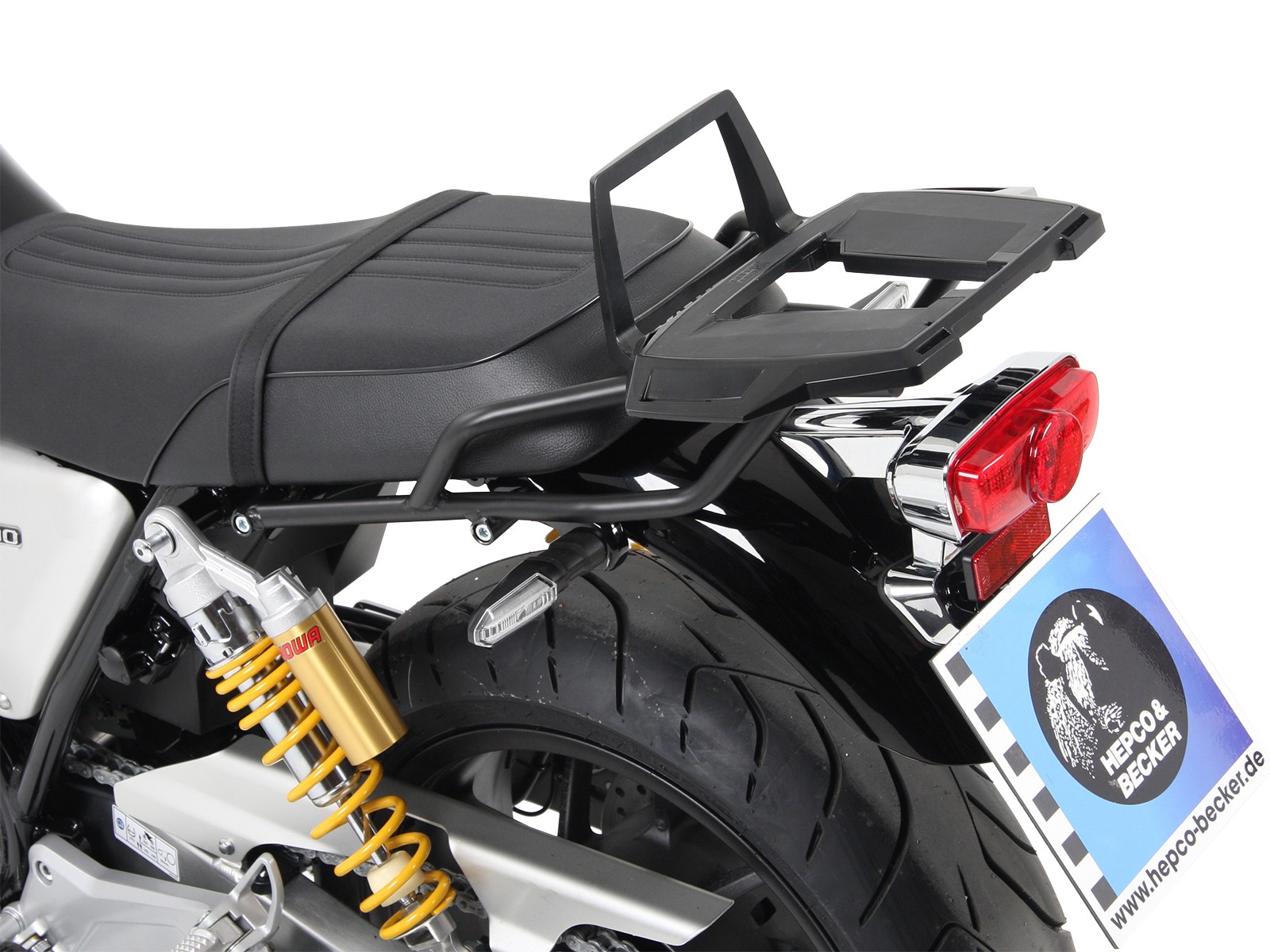 Alurack topkoffer zwart voor Honda CB 1100 EX /RS (17-20) Hepco & Becker