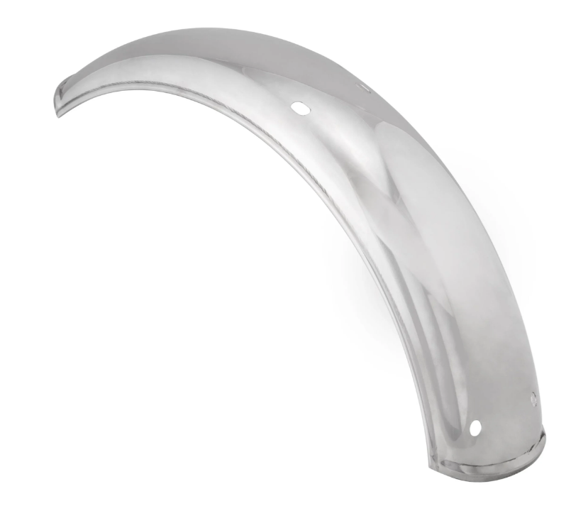 Spatbord 2.0 Garelli zonder beugel voor Vespa PX 80-200cc, gepolijst roestvrij staal