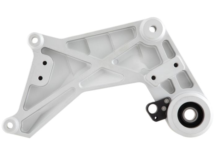 Zwenkarm voor race-uitlaat, achteraan voor Vespa GTS/GTS Super/GTV 125-300cc met ABS, zilver