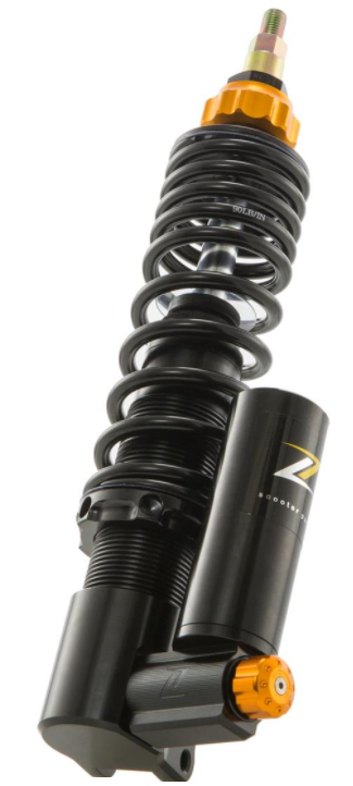 Schokdemper "Black Edition" voorzijde voor Vespa GTS/GTS Super/GTV/GT 60/GT/GT L, zwart