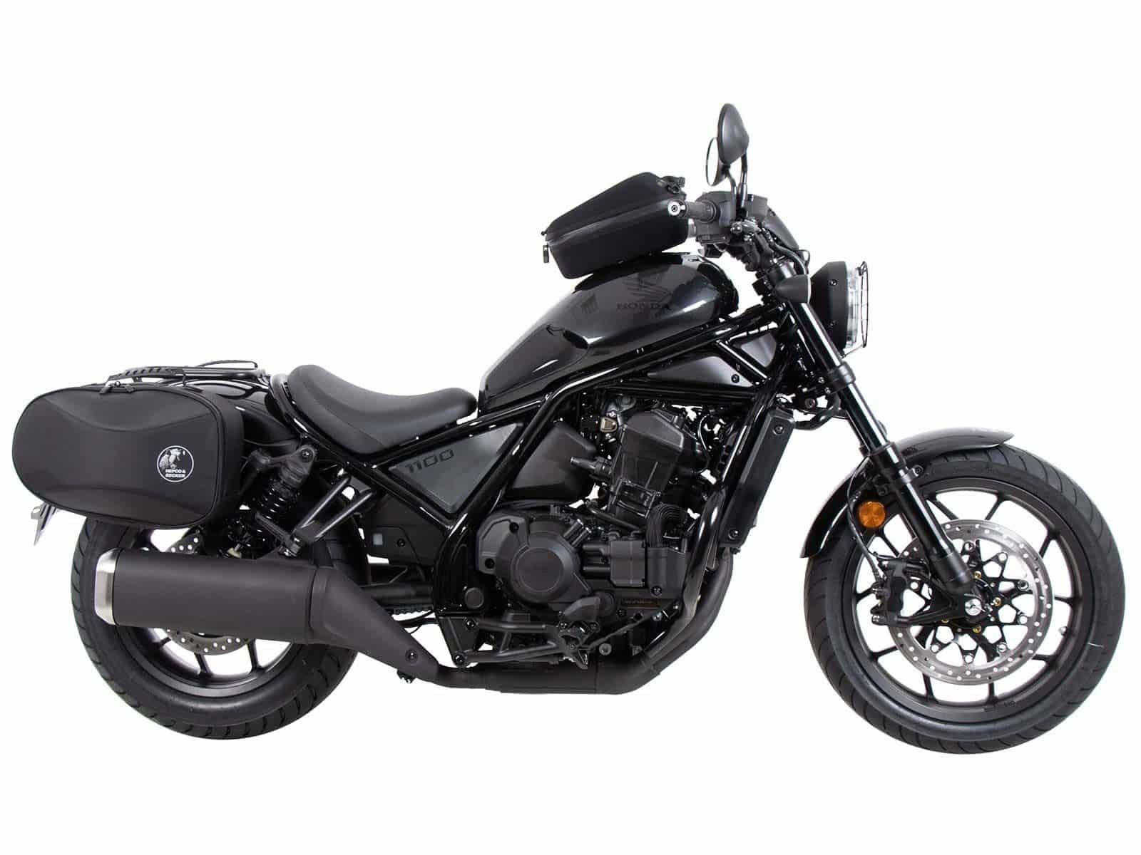 C-Bow zijdrager zwart voor Honda CMX 1100 Rebel /DCT (21-24) Hepco & Becker