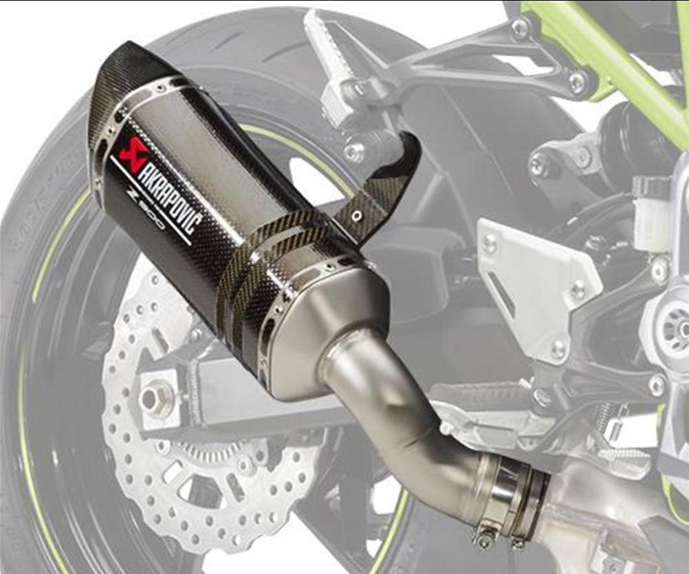 Akrapovic koolstofvezel sportuitlaat voor Kawasaki Z 900 /SE (25-)
