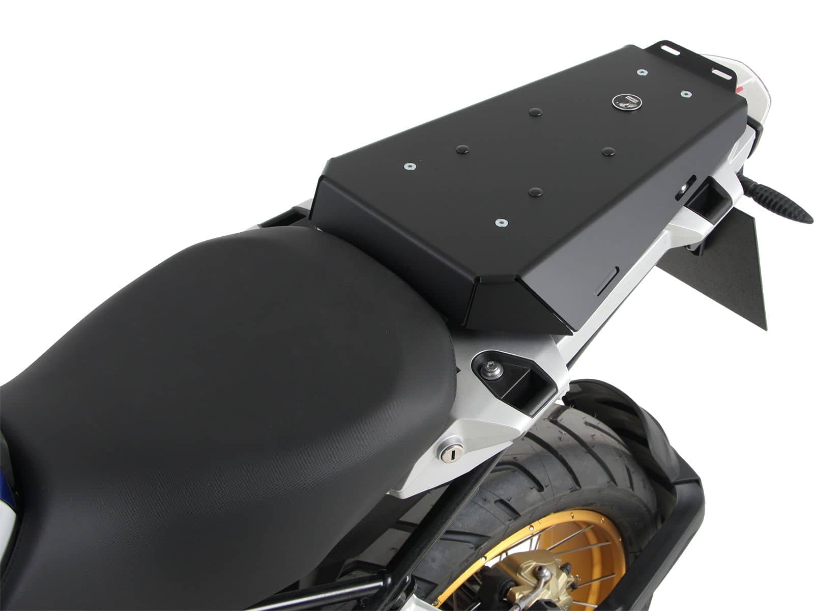Sportrek vast zwart voor BMW R 1200 GS Adventure (14-18) Hepco & Becker