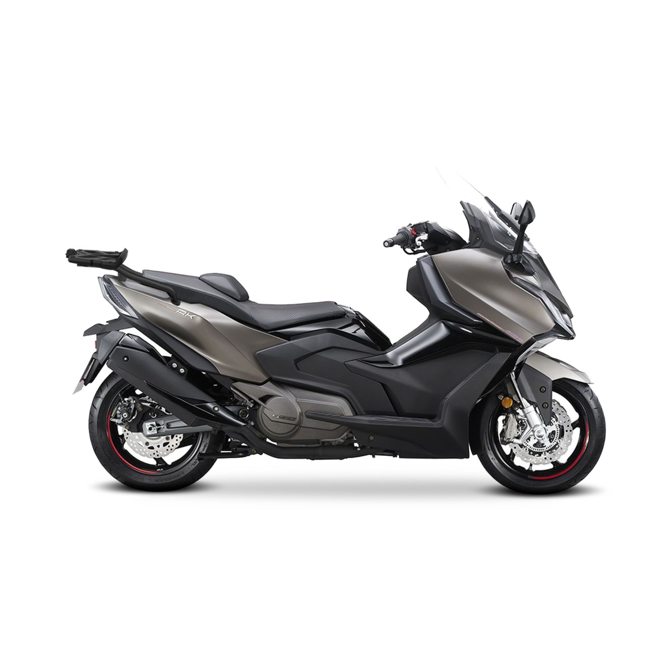 Shad-topkofferhouder, zwart gelakt, voor Kymco AK 550 Premium (23-25)
