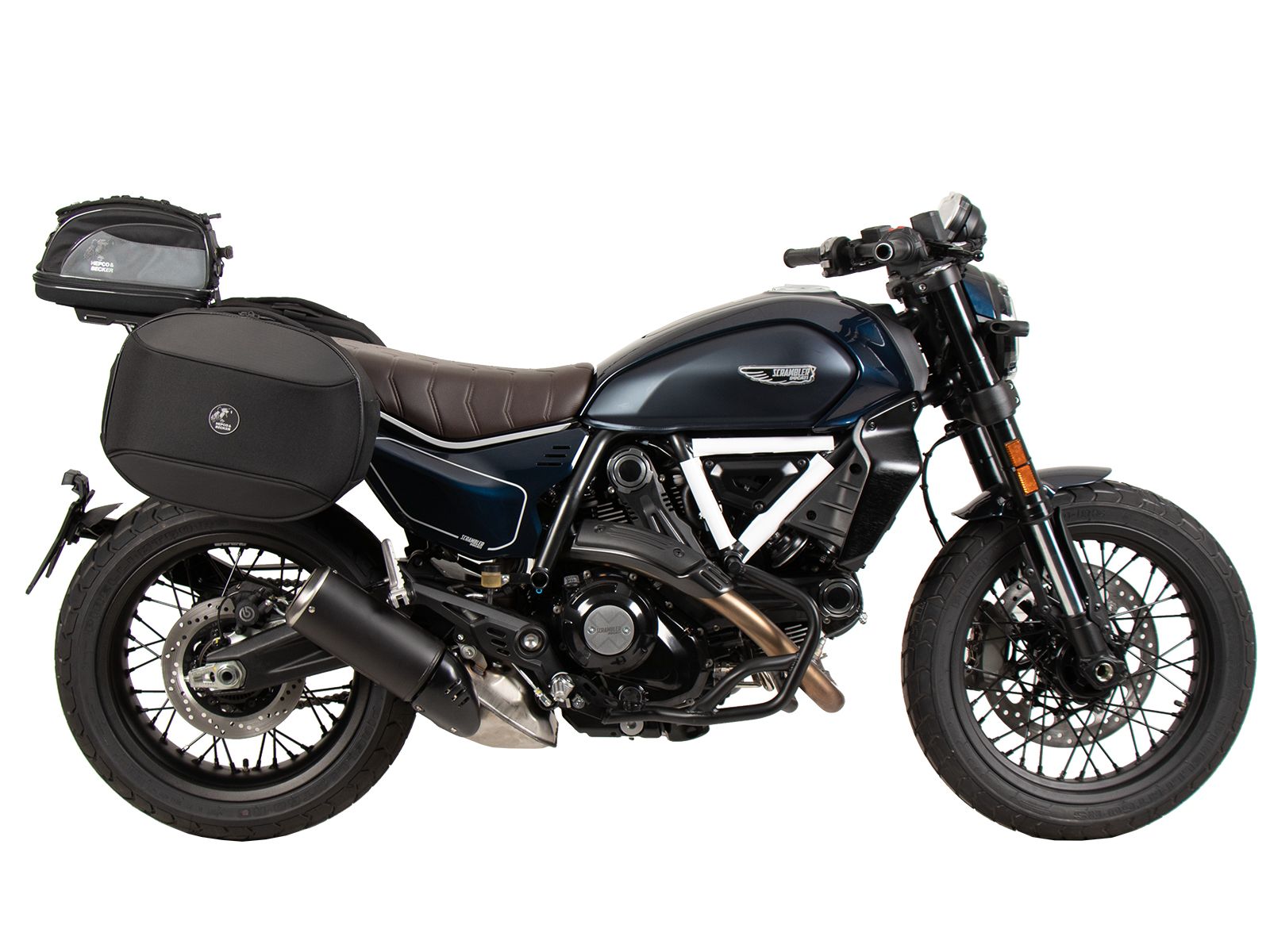 C-Bow zijdrager zwart voor Ducati Scrambler 800 Nightshift /Full Throttle (23-) Hepco & Becker