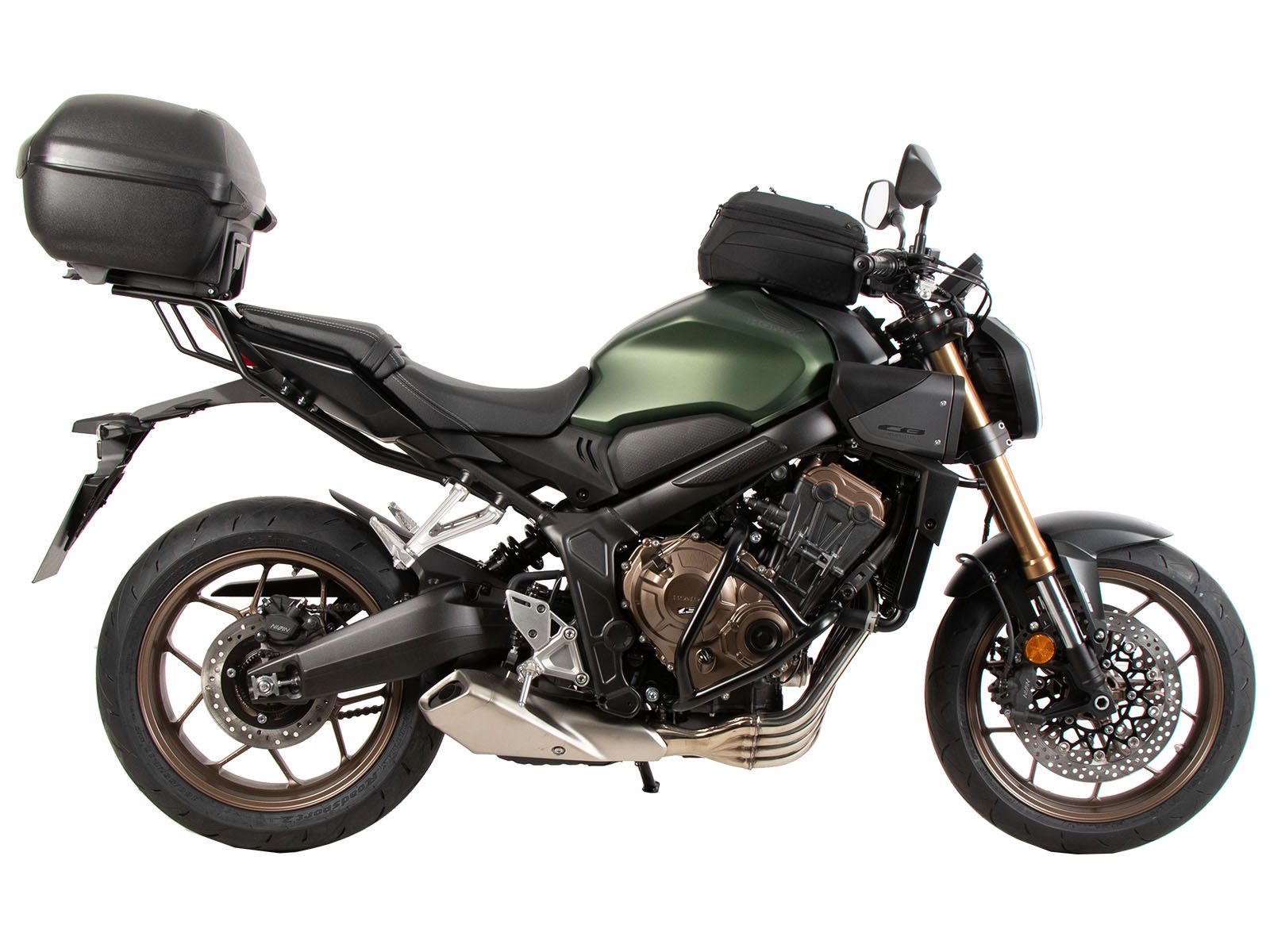 Aluminium topkofferdrager voor Honda CB 650 R / E-koppeling (24-) Hepco & Becker