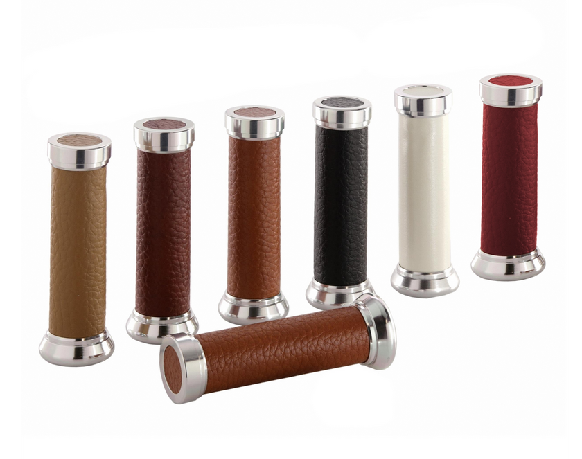 Handvatten Retro Ø 24/24 mm, L 130 mm voor Vespa ET2/ET4/LX/LXV/S/Primavera/Sprint 50-150ccm, beige