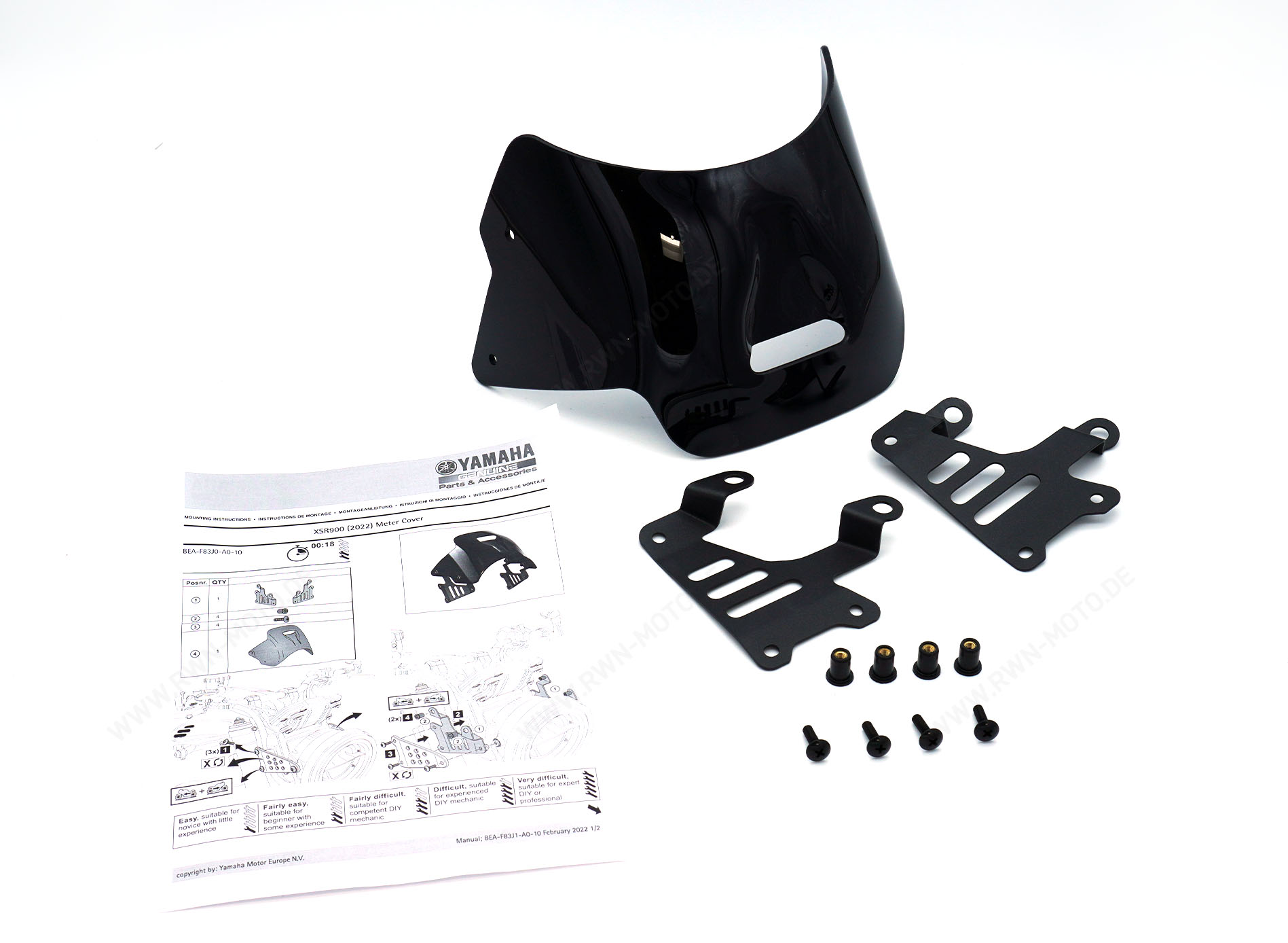 Cockpitvizier voor Yamaha XSR 900 (22-) Origineel