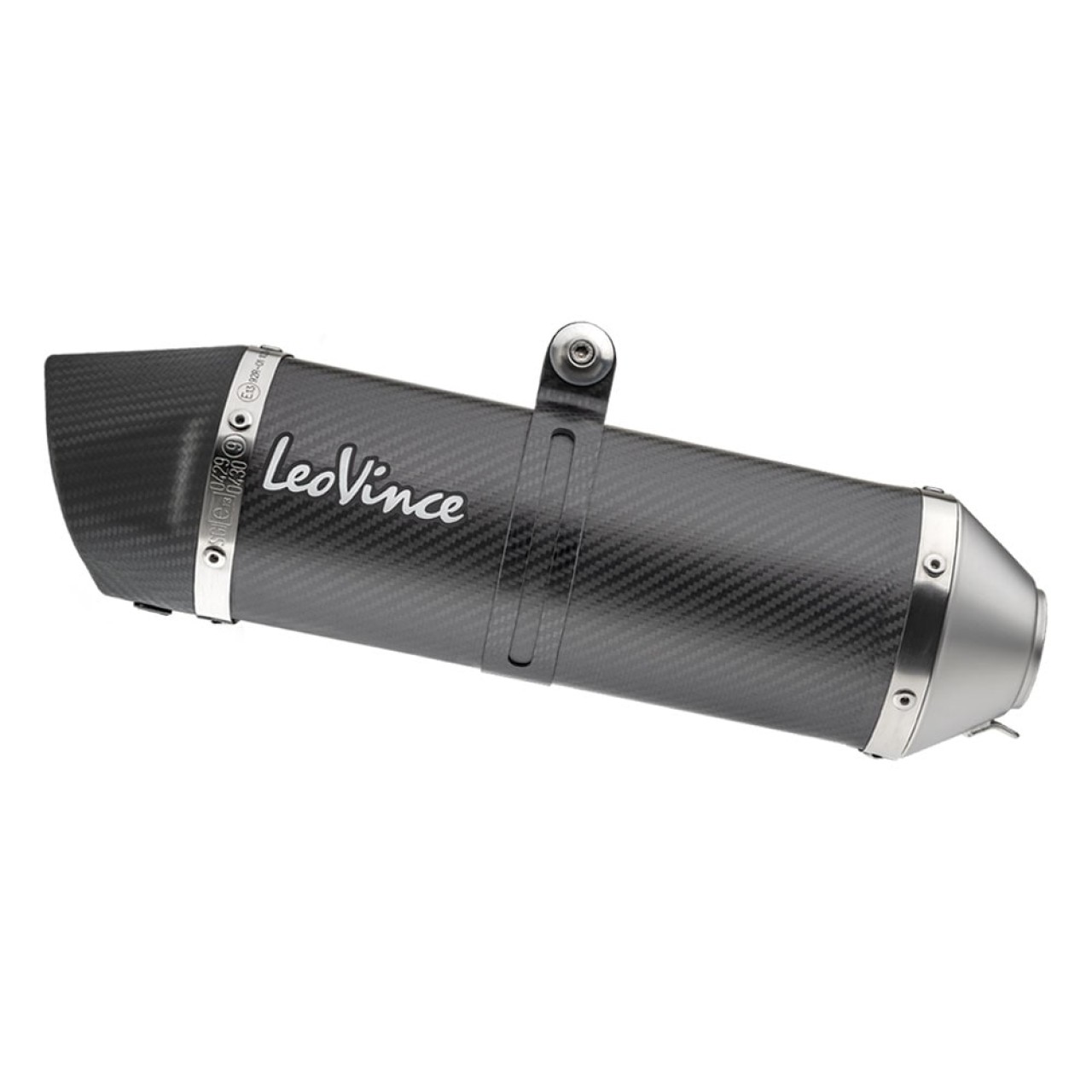 LeoVince compleet systeem LV One Evo voor Yamaha MT-125 /YZF-R 125, carbon, E-keurmerk
