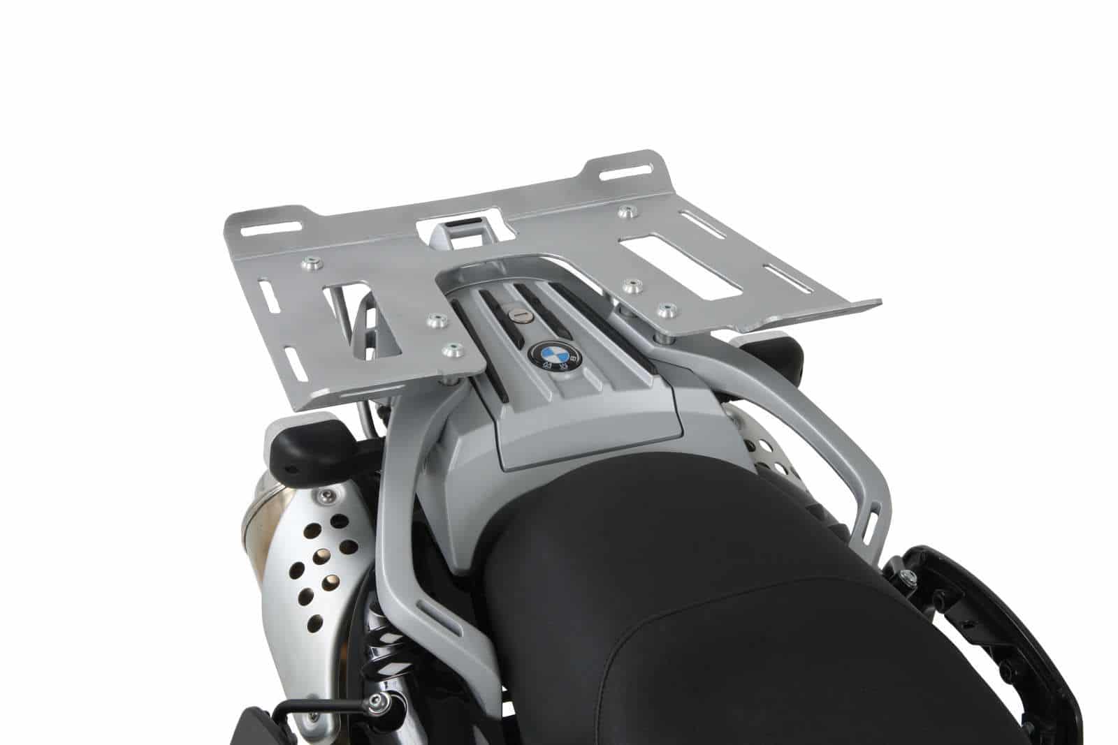 Bagagerekverlenging zilver voor BMW G 650 GS (11-16)/Sertao (12-16) Hepco & Becker
