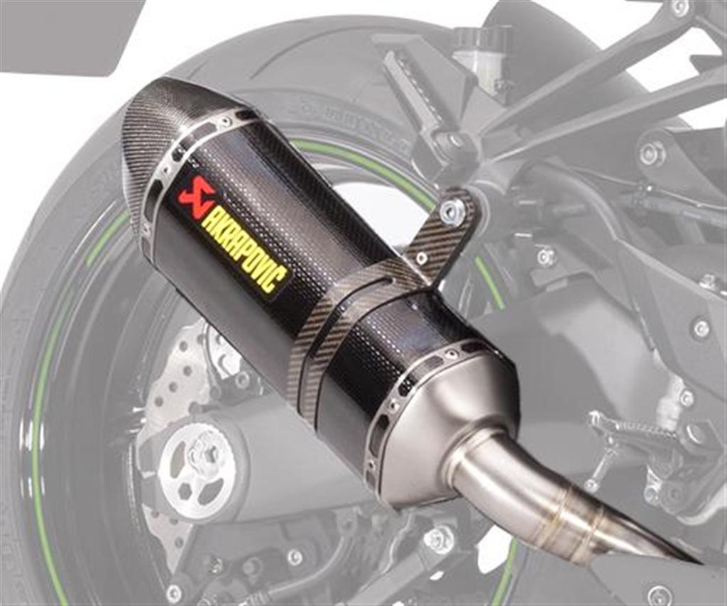 Akrapovic uitlaat Dubbele uitlaat Carbon Z1000 MY17 Z1000 2017 Origineel Kawasaki