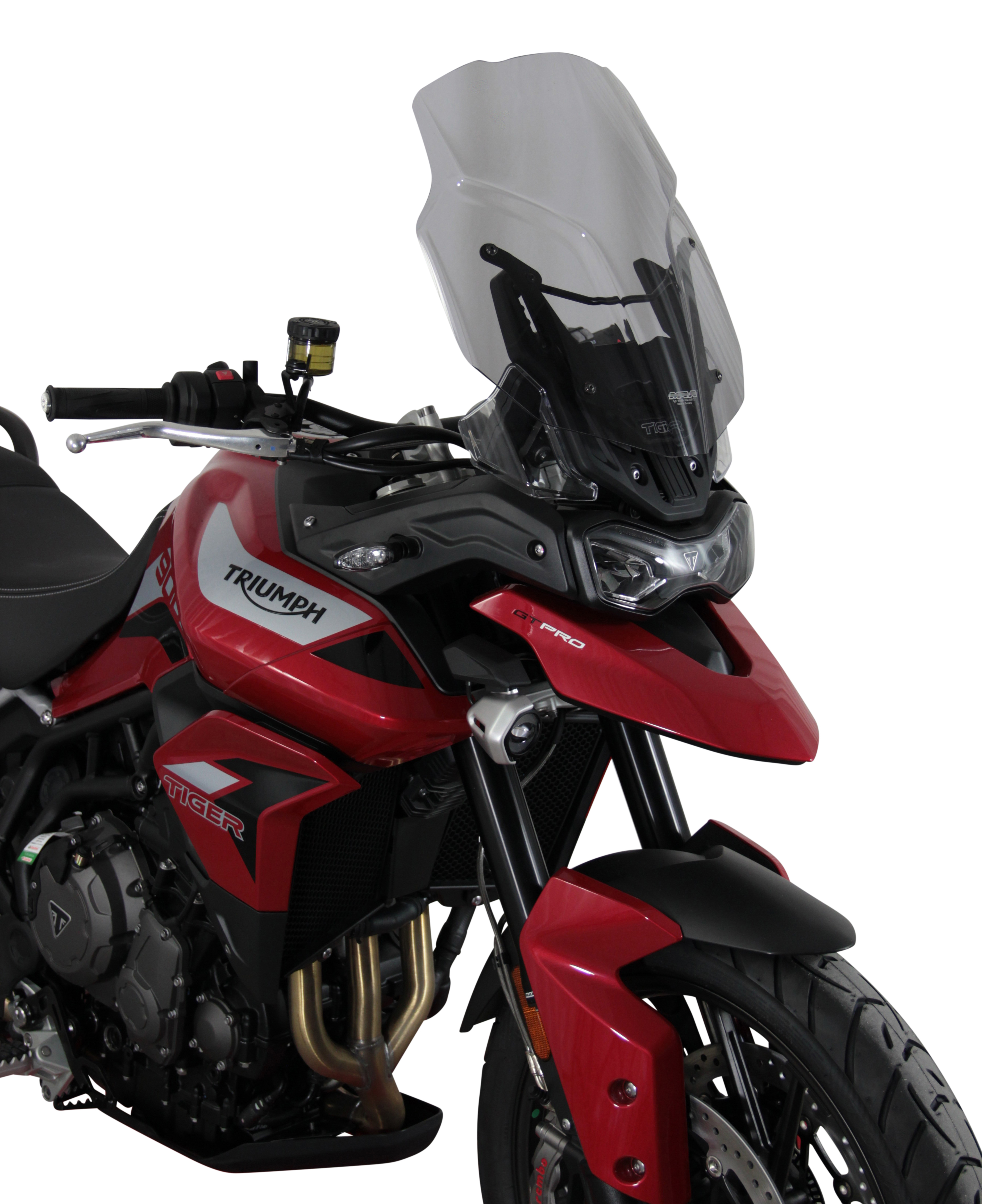 Touring windscherm MRA "TM" voor TRIUMPH TIGER 900 /GT PRO (Bj.19-) - Rookgrijs