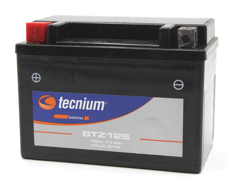 Tecnium onderhoudsvrije batterij geactiveerd in de fabriek - BTZ12S