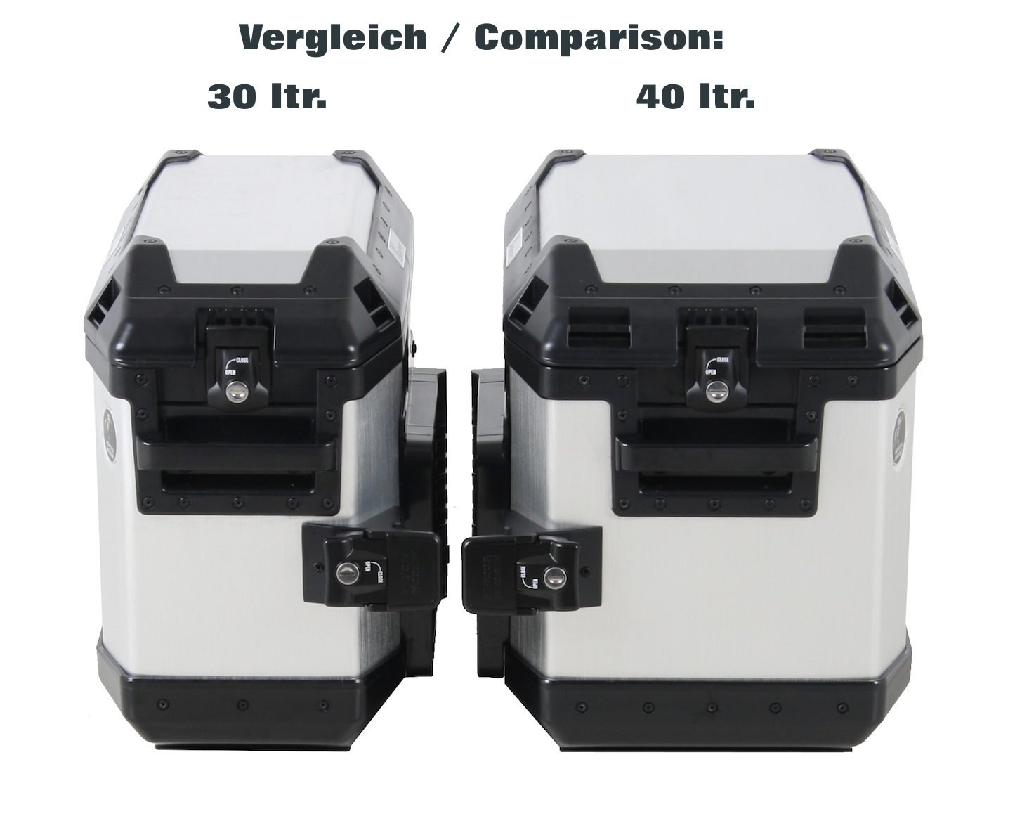 Zijtas Alu Xplorer 30 zilver Hepco & Becker