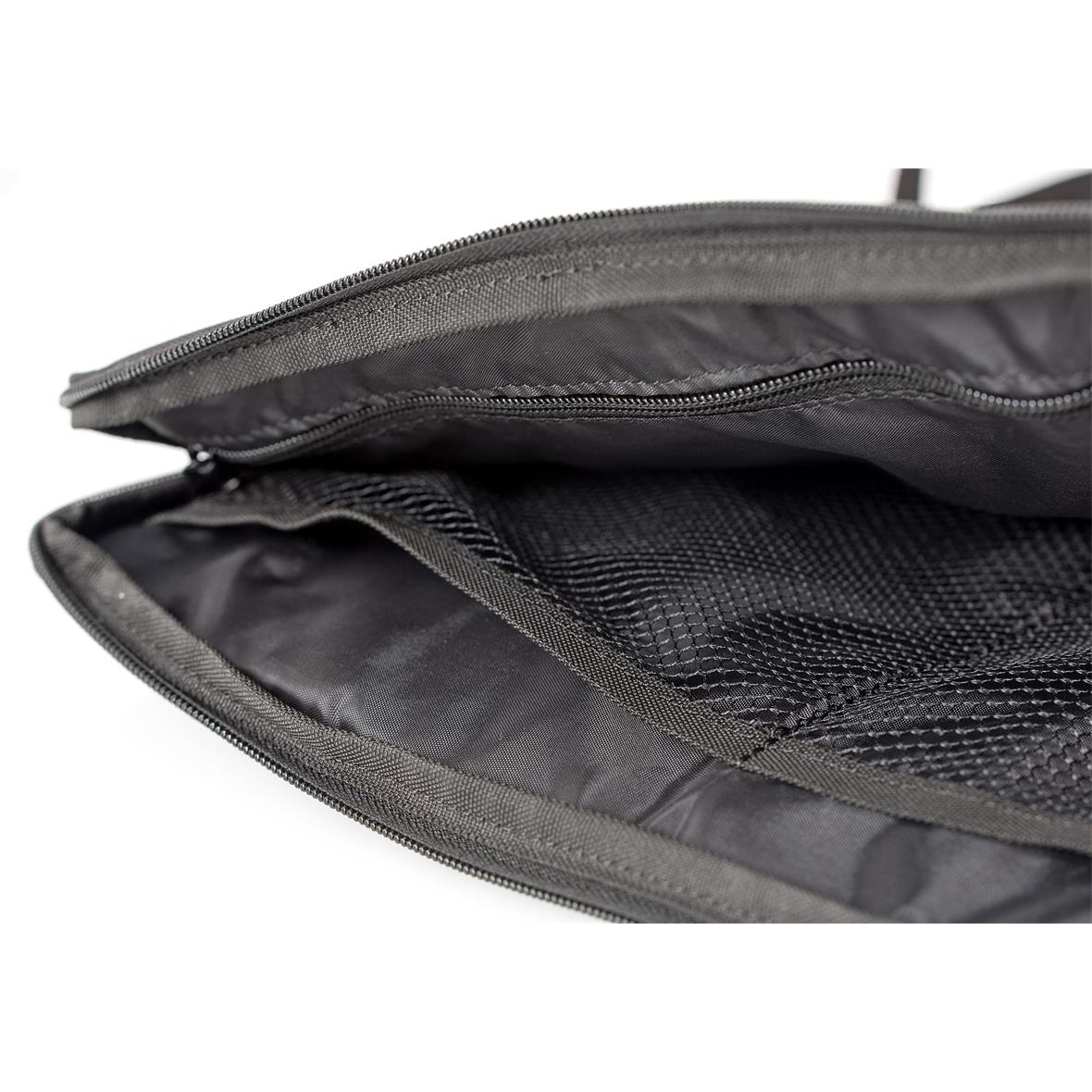 Classic"-tas voor bagageruimte/handschoenkastje Vespa - zwart, nylon