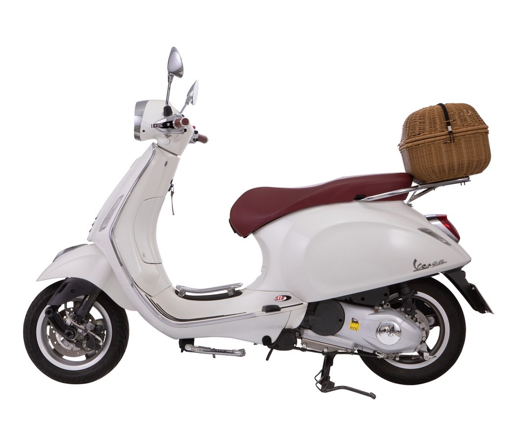 Bagagerek Kit Classic voor Vespa GTS/GTV/GT60 125-300cc, bruin
