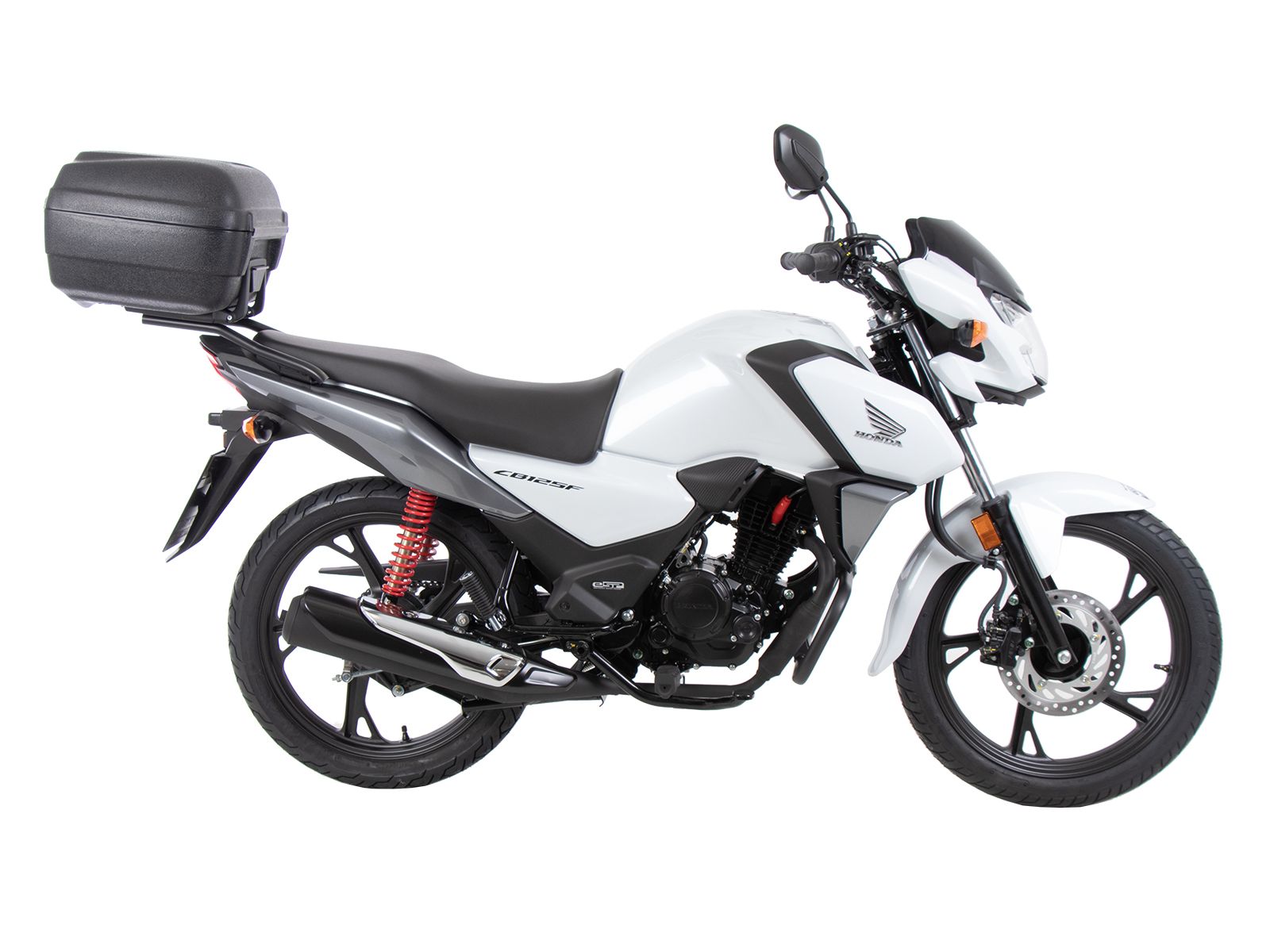 Alurack topkoffer zwart voor Honda CB 125 F (25-) (modeljaar 2026) Hepco & Becker