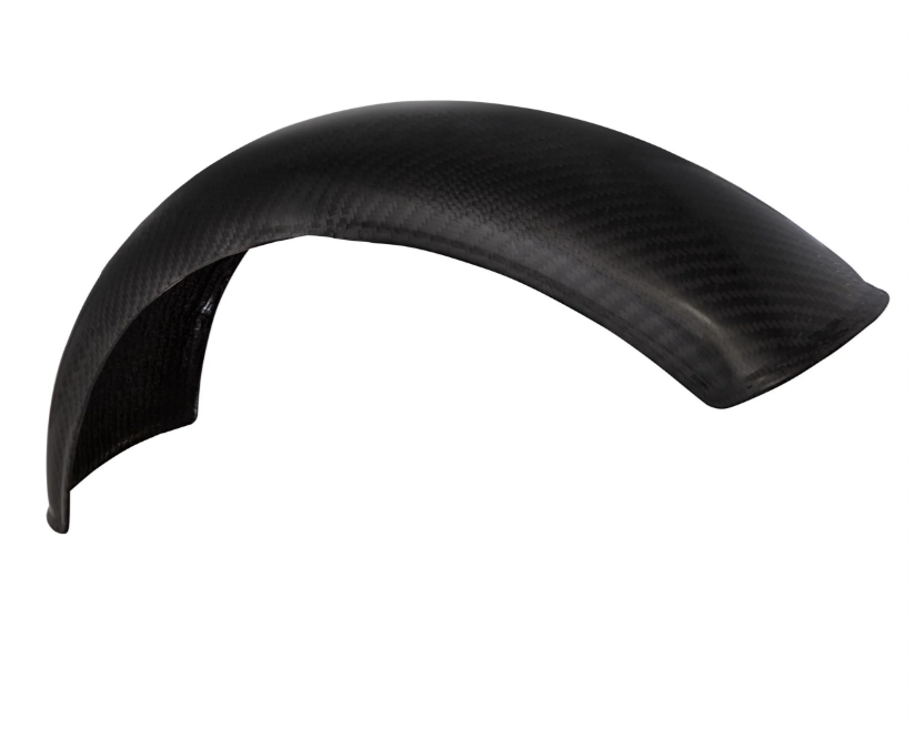 Spatbord Garelli EVO II zonder beugel, universeel voor Vespa PX 80-200ccm, carbon blank