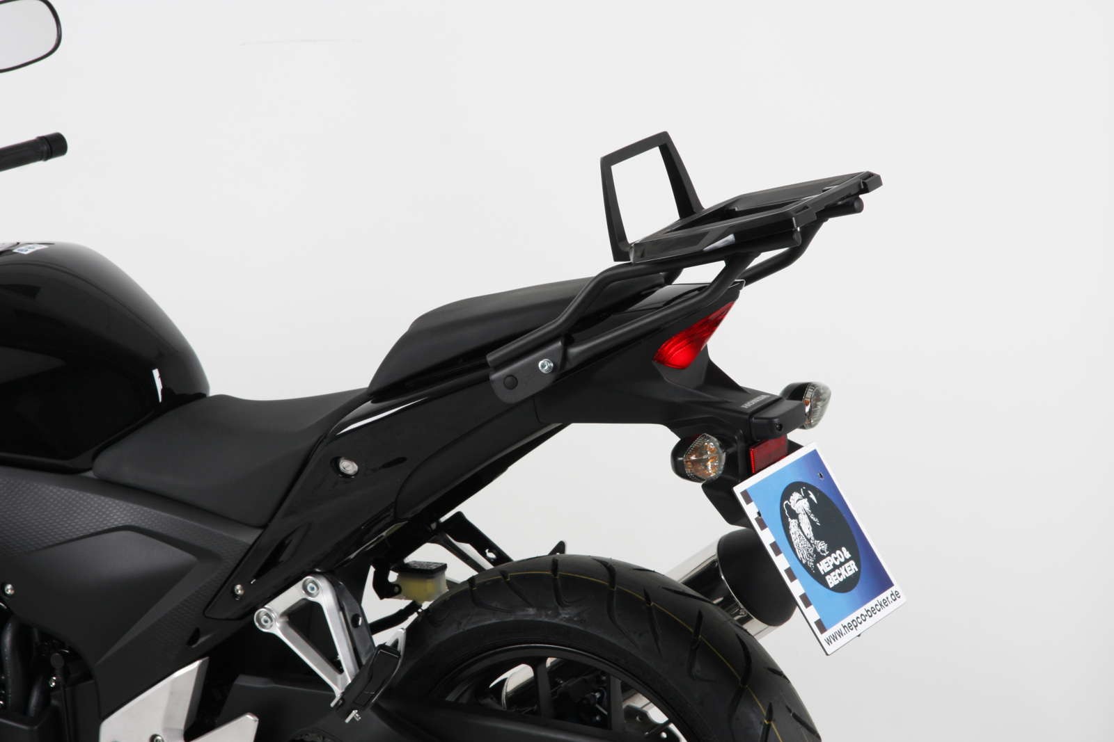 Alurack topkofferdrager antraciet voor Honda CB 500 F (13-15) Hepco & Becker