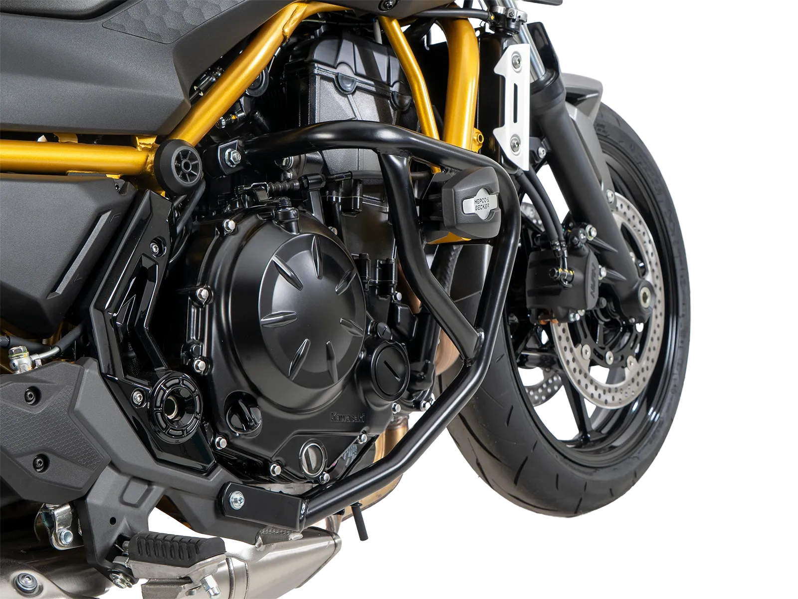 Motorbeschermer zwart voor Kawasaki Z 650 S (26-) Hepco & Becker