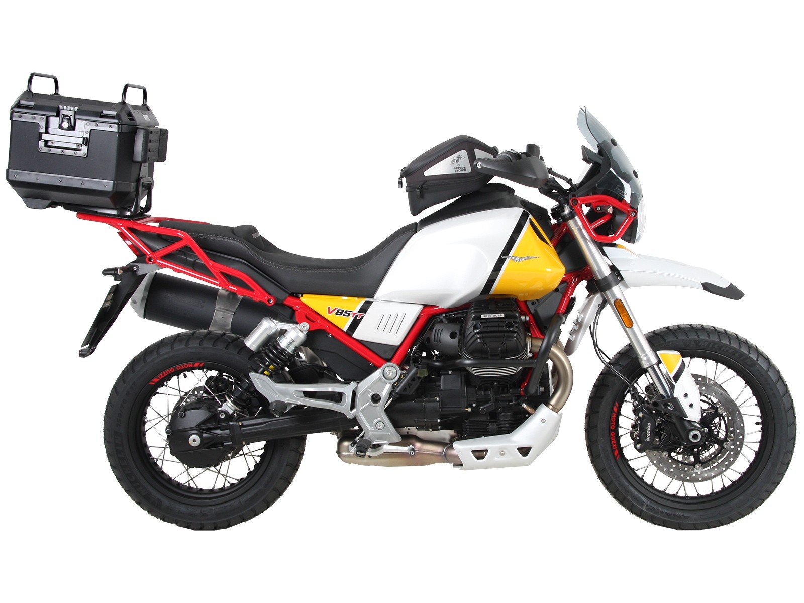 Easyrack Topcaseträger zwart voor V85 TT (Bj.19-) Hepco & Becker