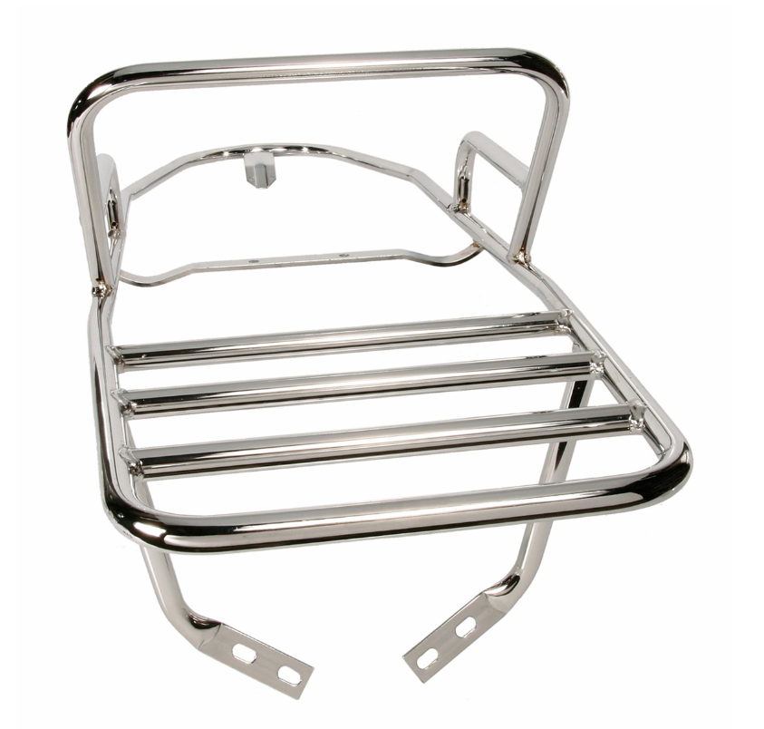 Bagagerek achteraan voor Vespa PX 80-200cc, chroom