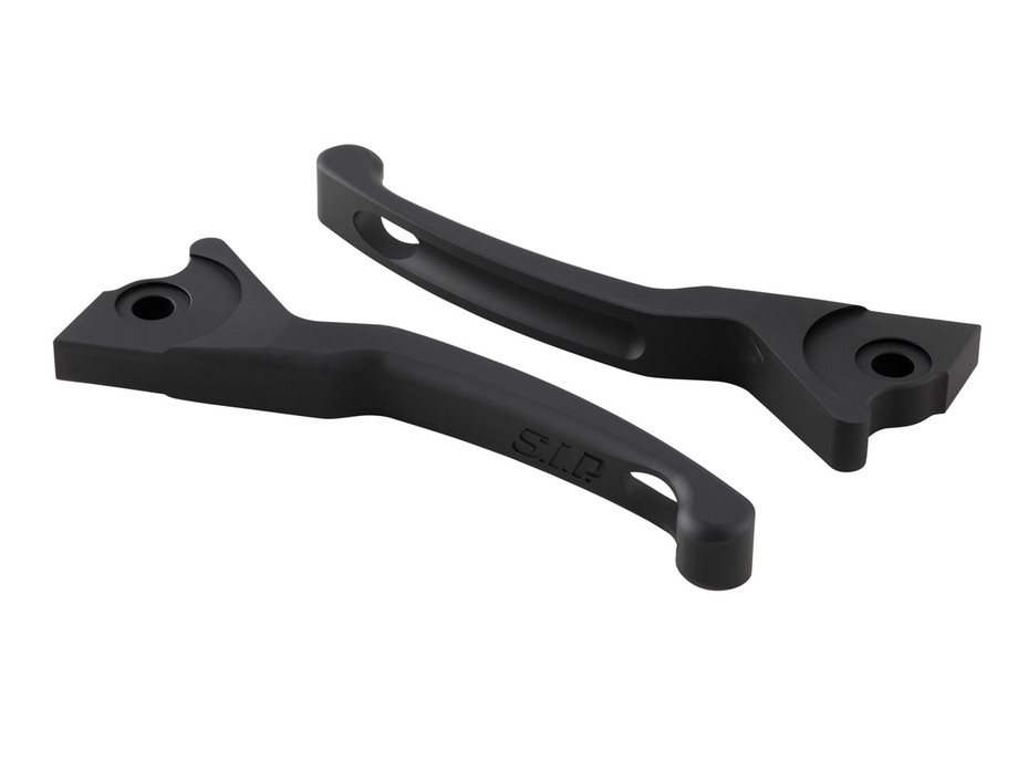 Sport remhendelset Shorty voor Vespa, rechts en links, mat zwart