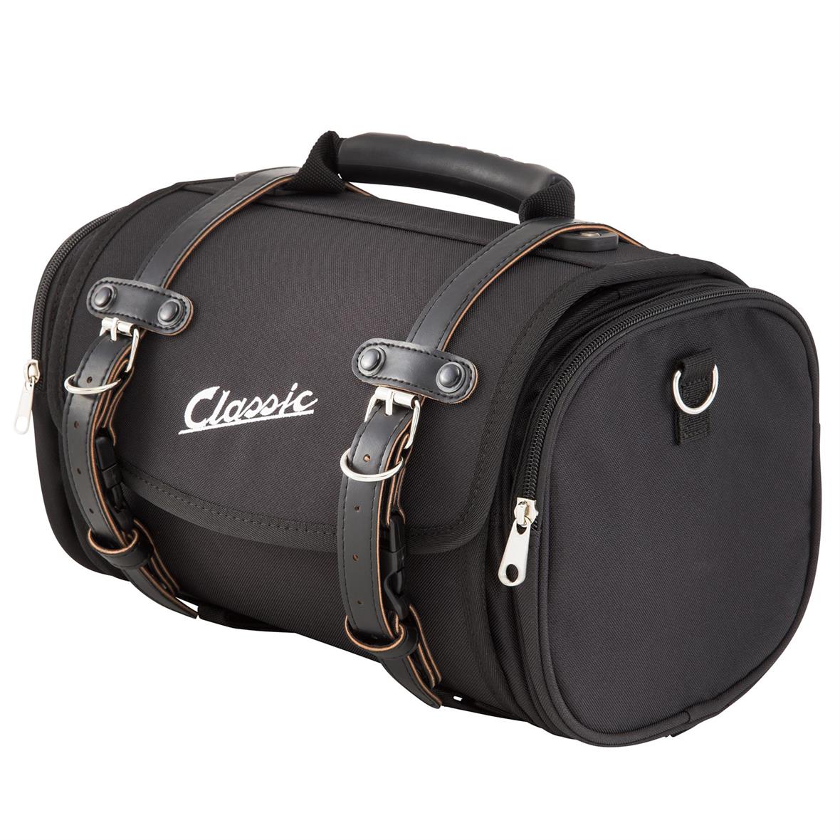 Tas "Classic" klein voor Vespa - zwart, nylon