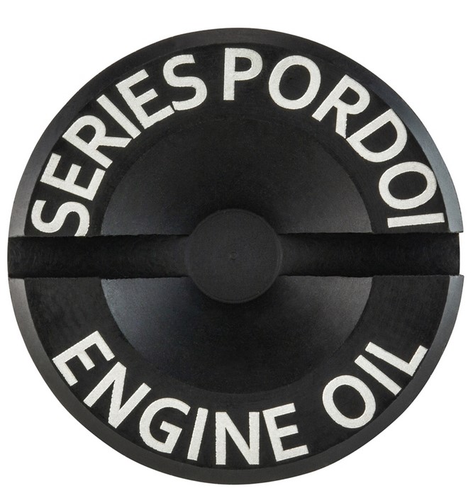 Olievulplug motorolie voor Vespa GTS/GTS Super/GTV 300cc HPE, mat zwart