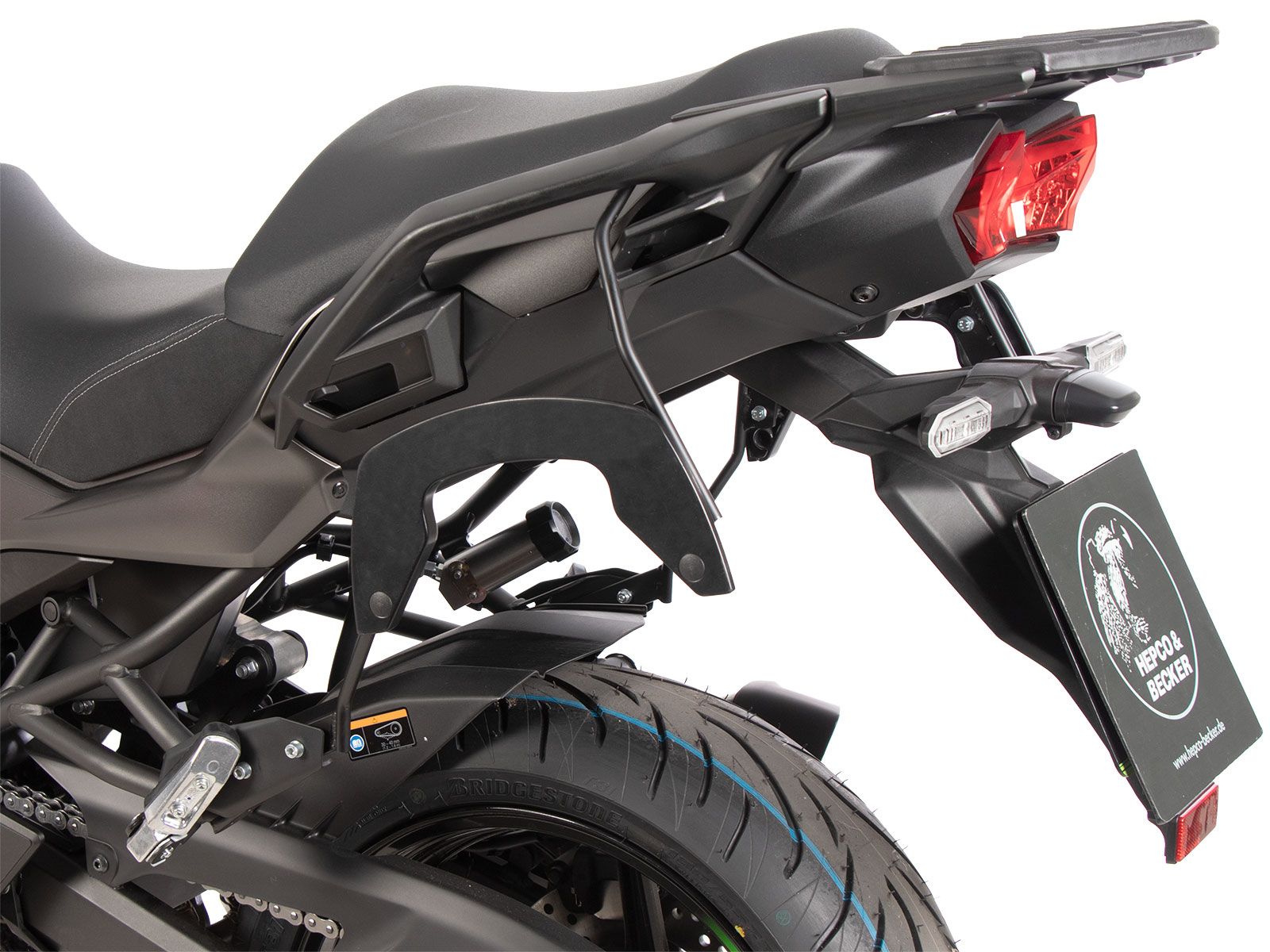 C-Bow zijdrager zwart voor Kawasaki Versys 1100 /SE (25-) Hepco & Becker