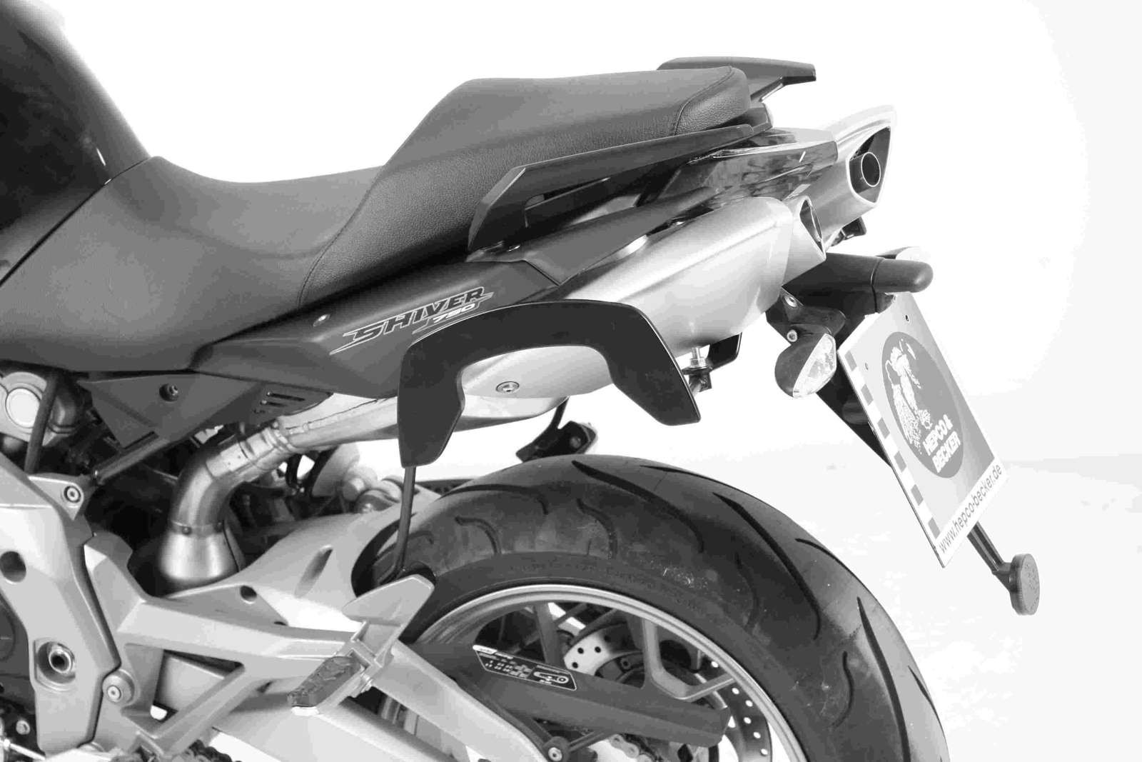 C-Bow zijdrager zwart voor Aprilia SL 750 Shiver (My.07-09)/ GT (My.09-16) Hepco & Becker