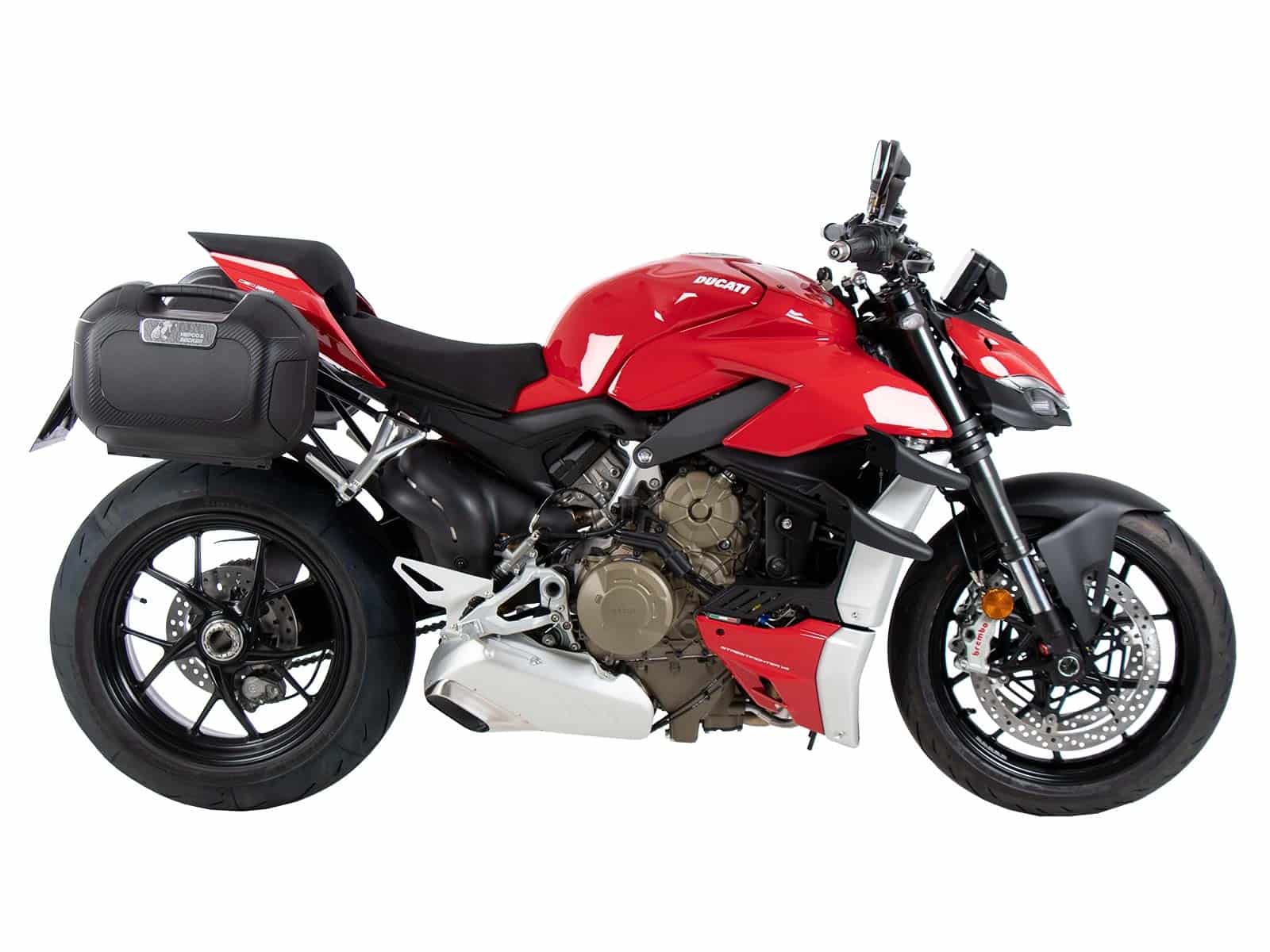 C-Bow zijdrager zwart voor Ducati Streetfighter V4 /S (20-24) Hepco & Becker