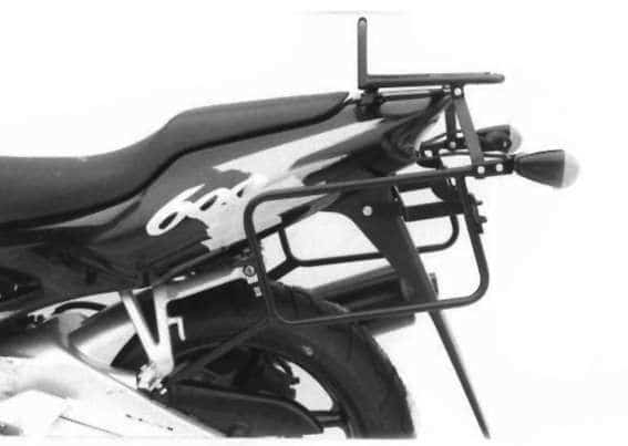 Buisvormige bagagedrager topkoffer zwart voor Honda CBR 600 F (97-98) Hepco & Becker