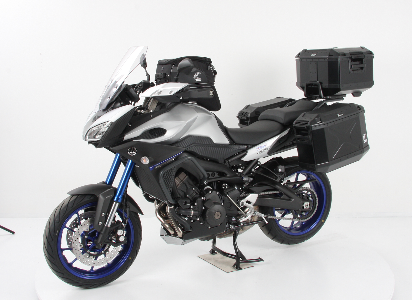 Alurack topkofferdrager antraciet voor Yamaha MT-09 Tracer ABS (Bj.15-) Hepco & Becker