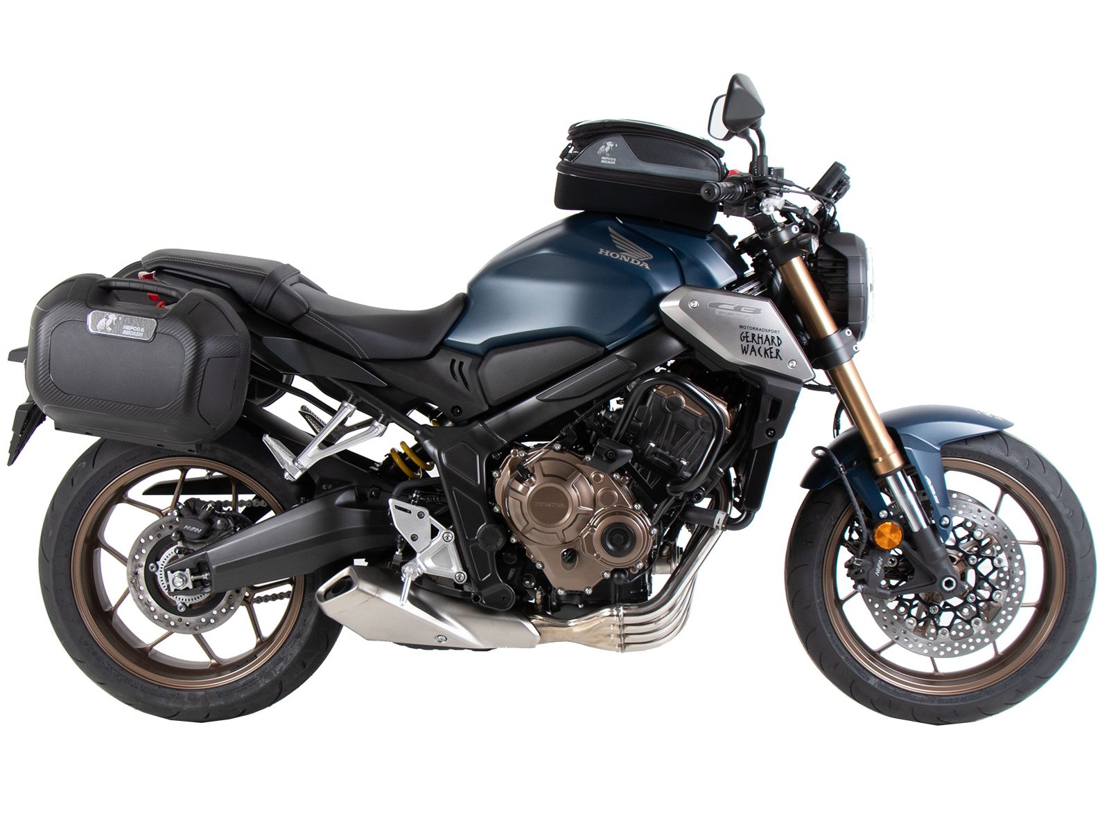C-Bow zijdrager zwart Honda CB 650 R (21-23) Hepco & Becker