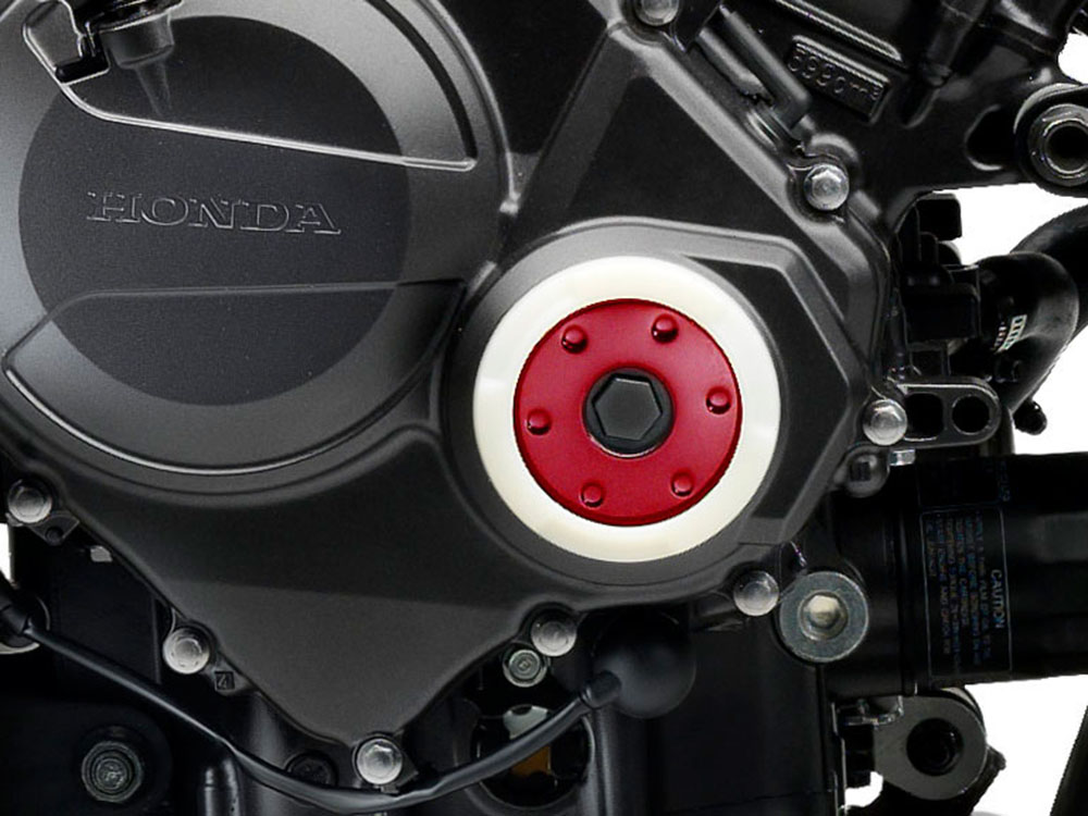 Originele Honda CB 1000 R motorkap ornament set Pearl Sienna Red R320