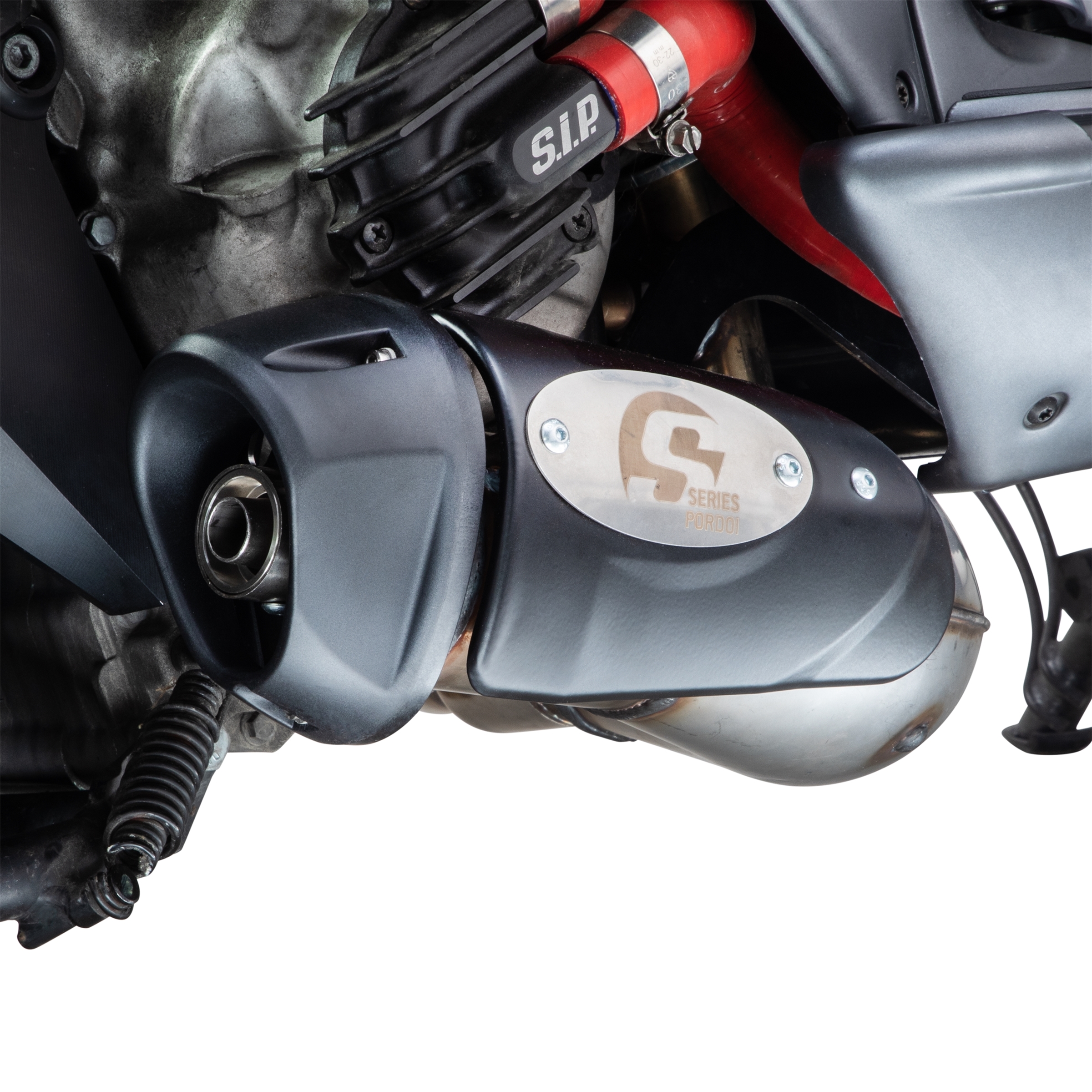 Racing uitlaat voor Vespa GTS/GTS Super/GTV/GT 60 125-300cc d.w.z., 4T, LC, roestvrij staal