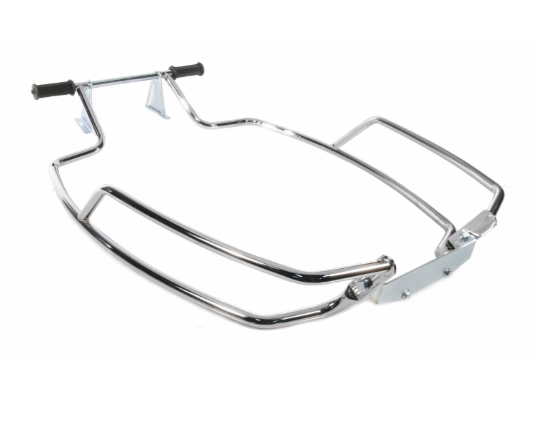 Crashbar zijafdekking voor Vespa PX 80-200cc, chroom